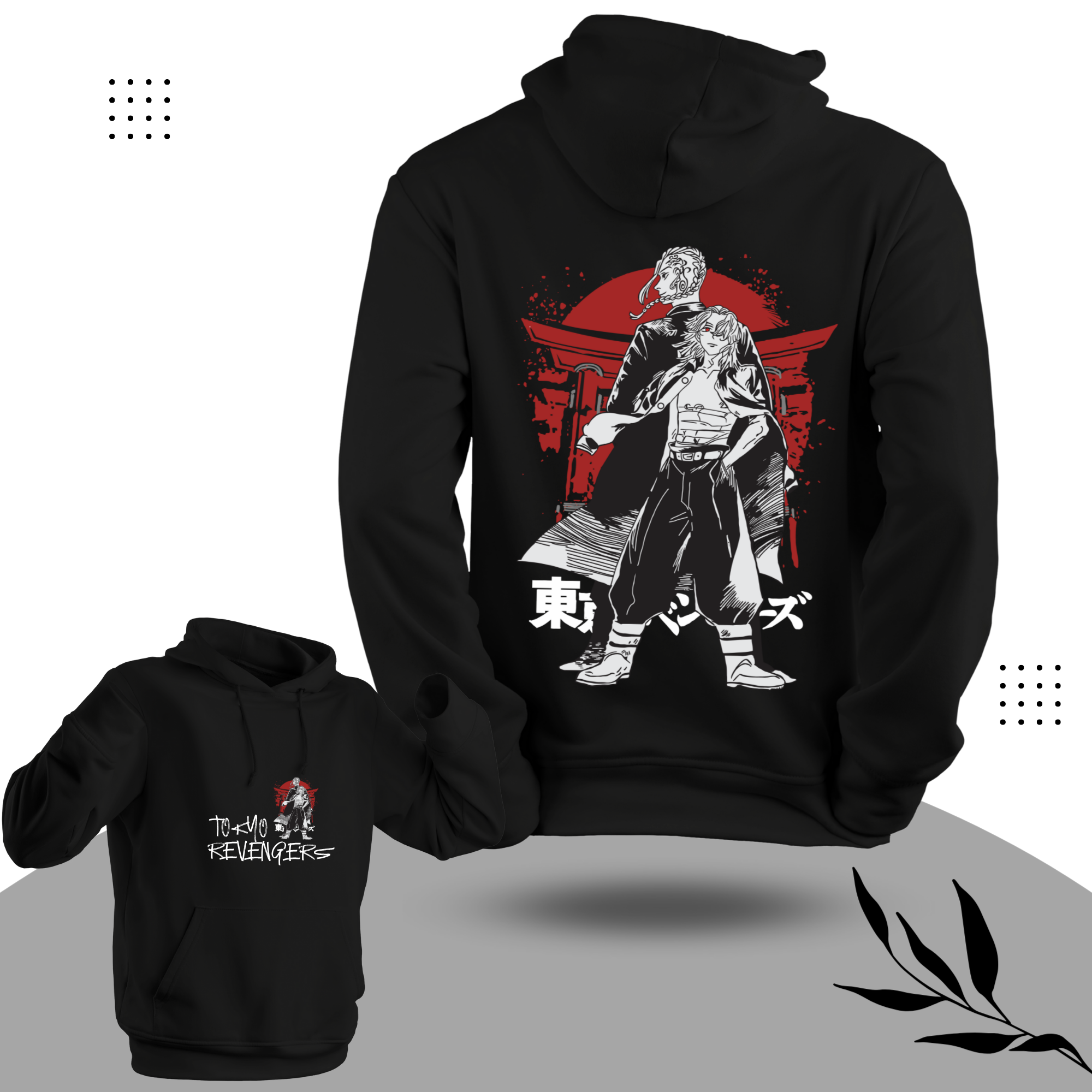 Preview of Black Tokyo Revengers Hoodie