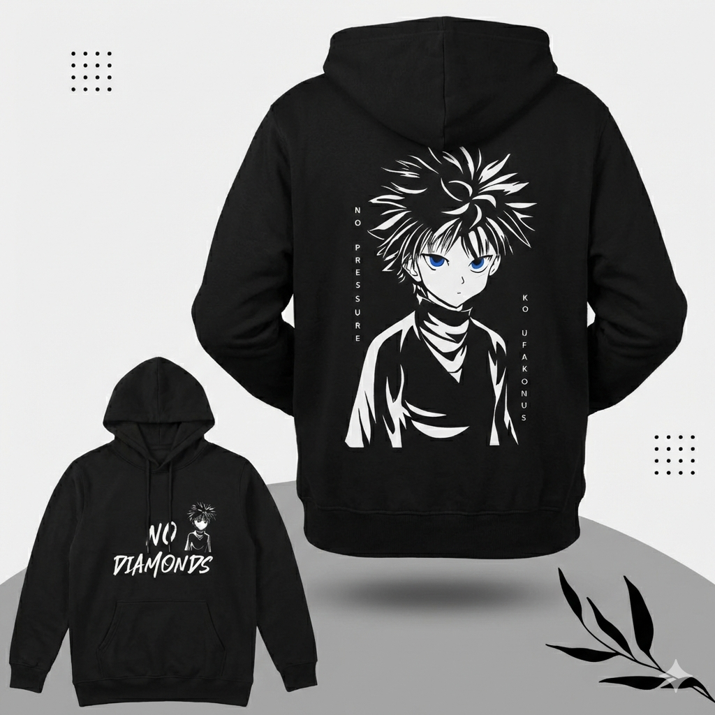 Preview of Killua Zoldyck Anime Hoodie