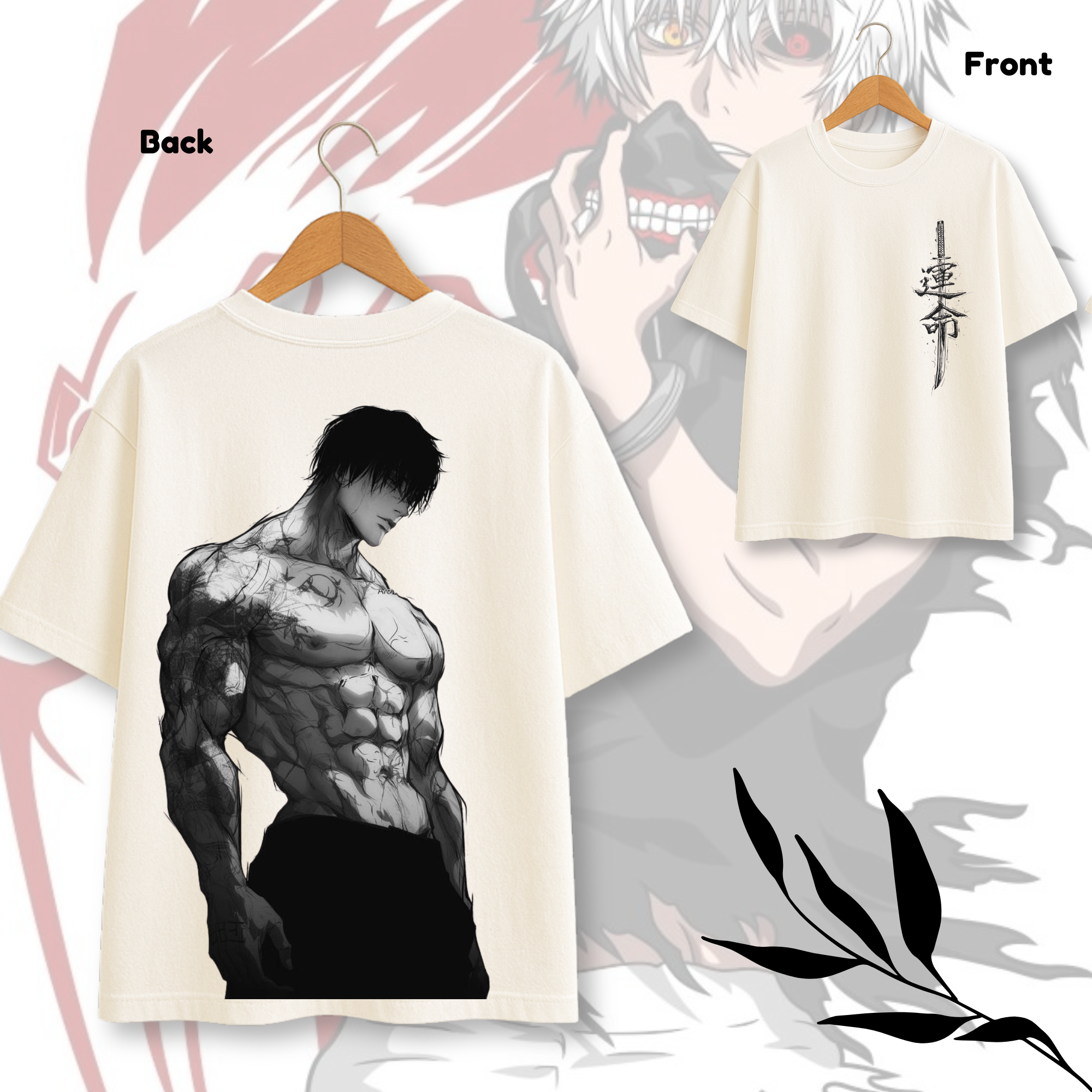 Preview of Toji Fushiguro white Tshirt