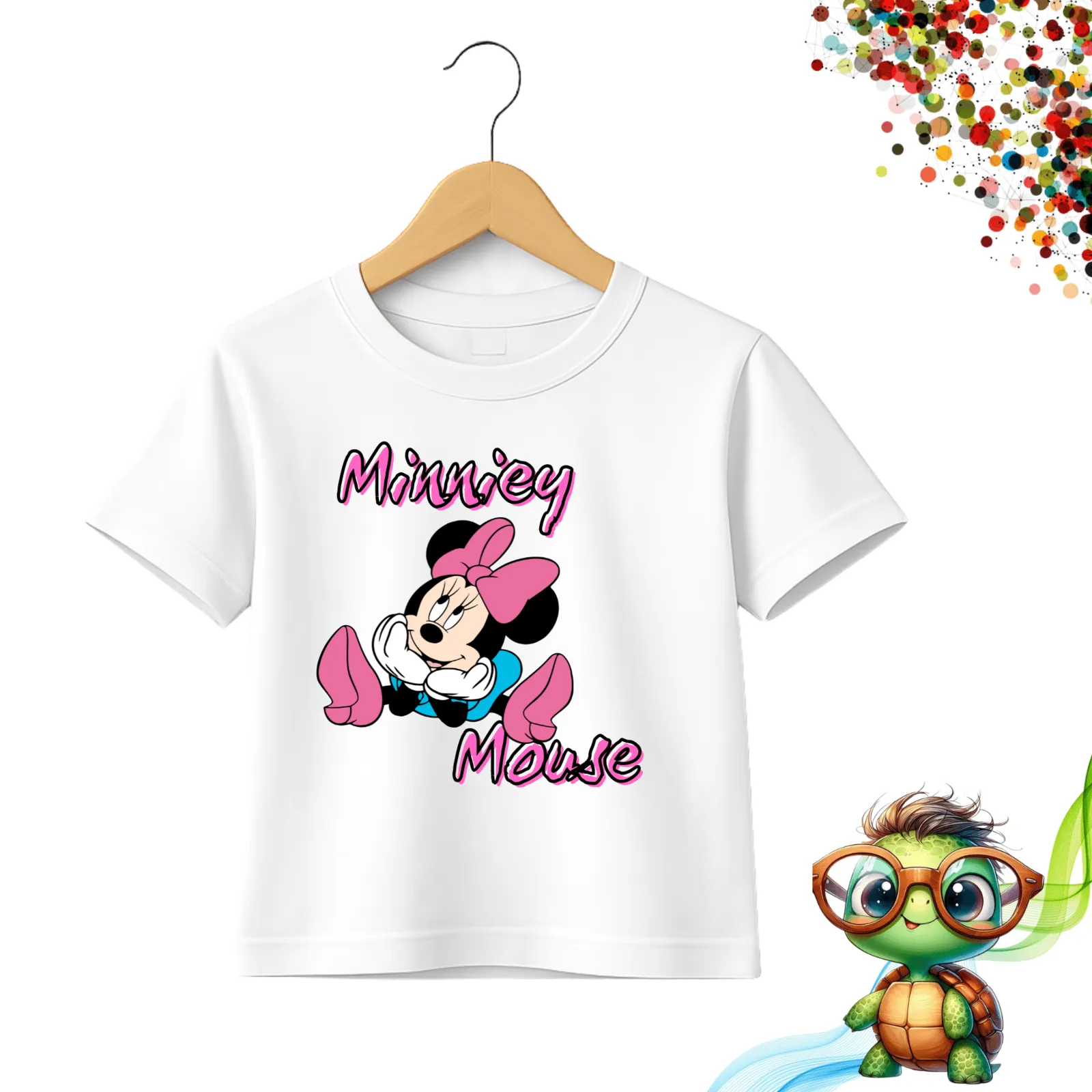 Minniey Mouse Theme White