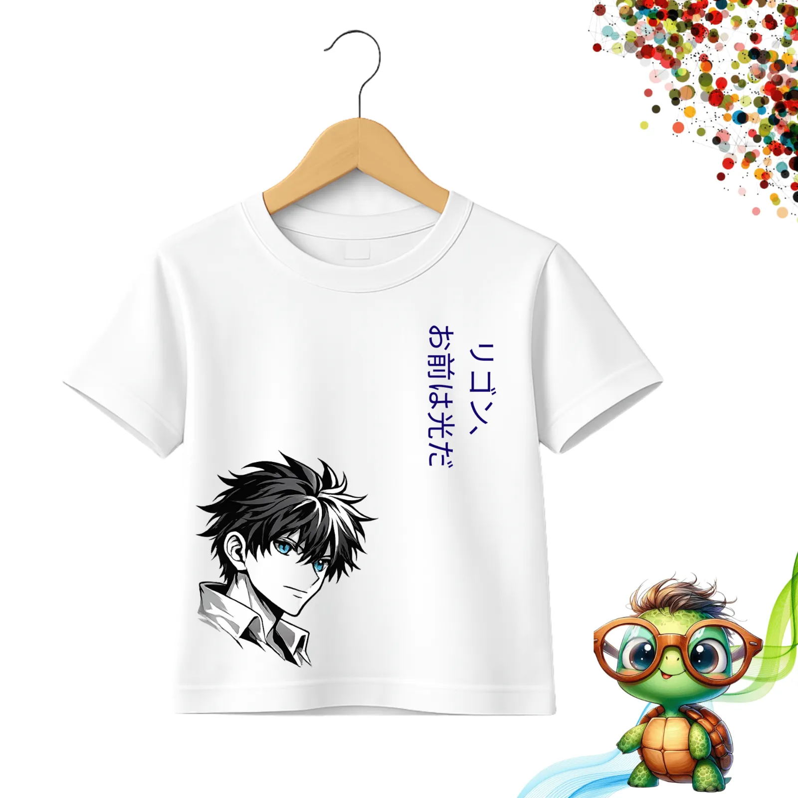 Miyuki Kazuya Anime theme Kids T-Shirt White