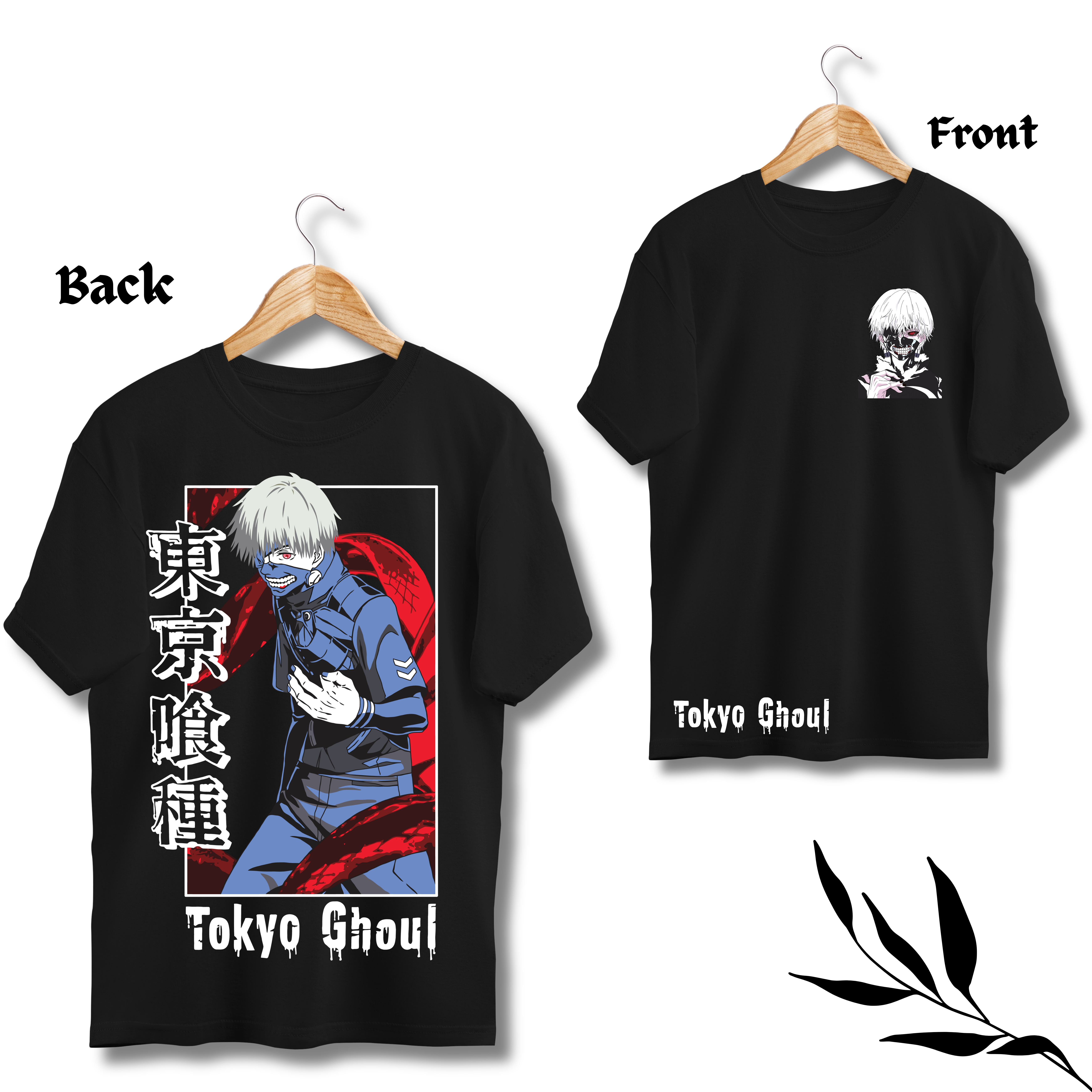 Tokyo Ghoul blue Anime Theme T-Shirt