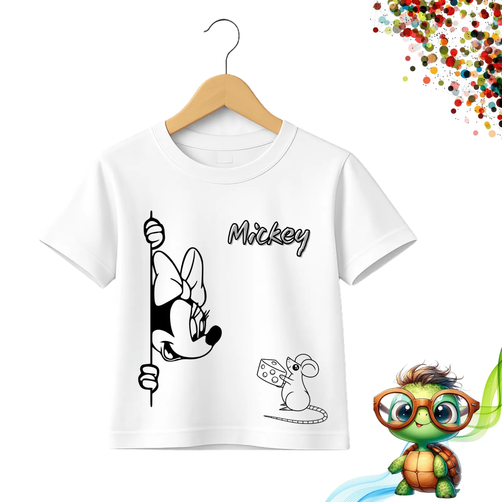 Mickey & Mouse Theme White