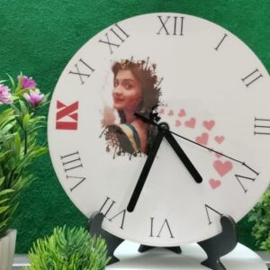 Eco-Friendly Round MDF Watch with Stand