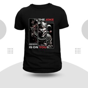 New Joker Theme Round Neck Black Color T-Shirt