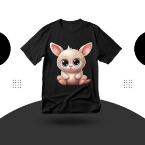 Adorable Bunny Kids' T-Shirt – Cute & Comfy